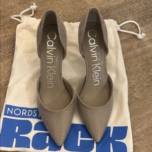 Calvin Klein Women's Beige Heels